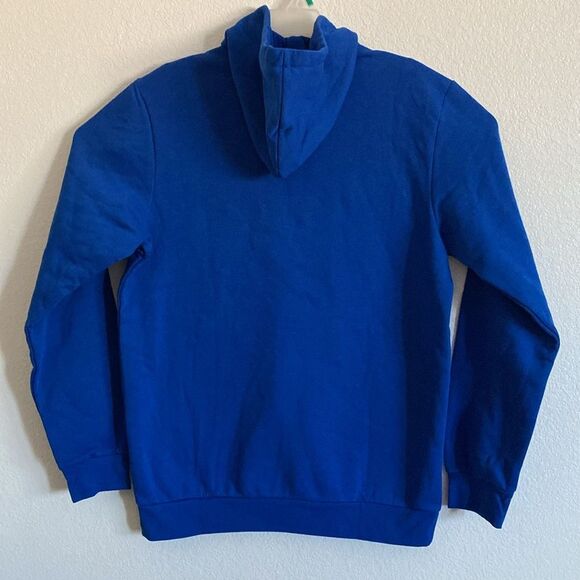 ADIDAS Men’s Blue Pullover Hoodie NWT - Picture 5 of 6